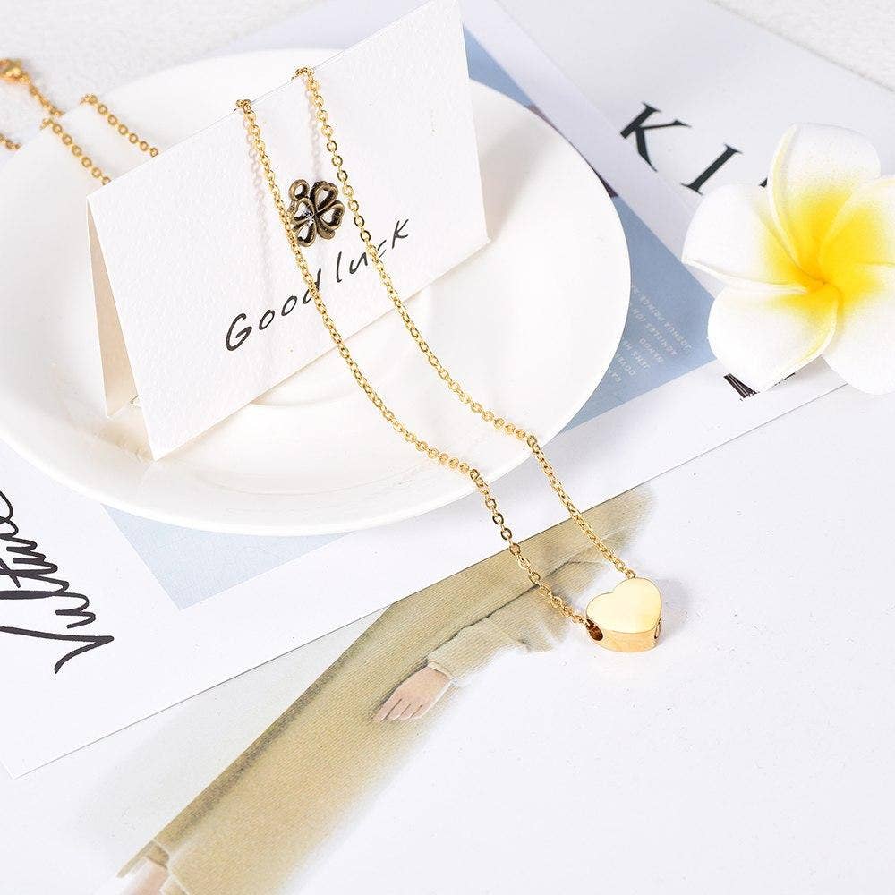 Heart Shaped Cremation Urn Necklace