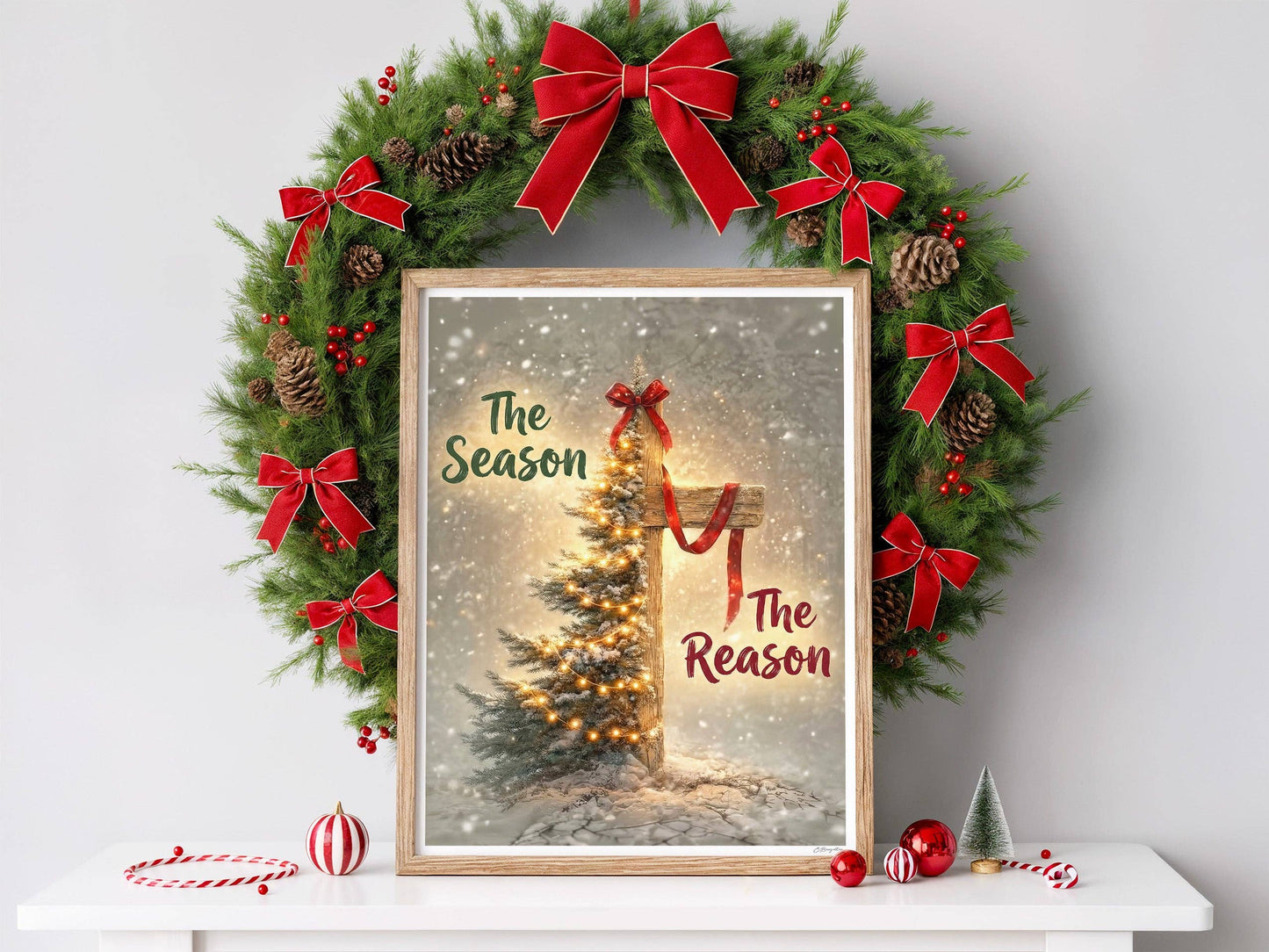 Reason for the Season #2 | Signed Handmade Art Print