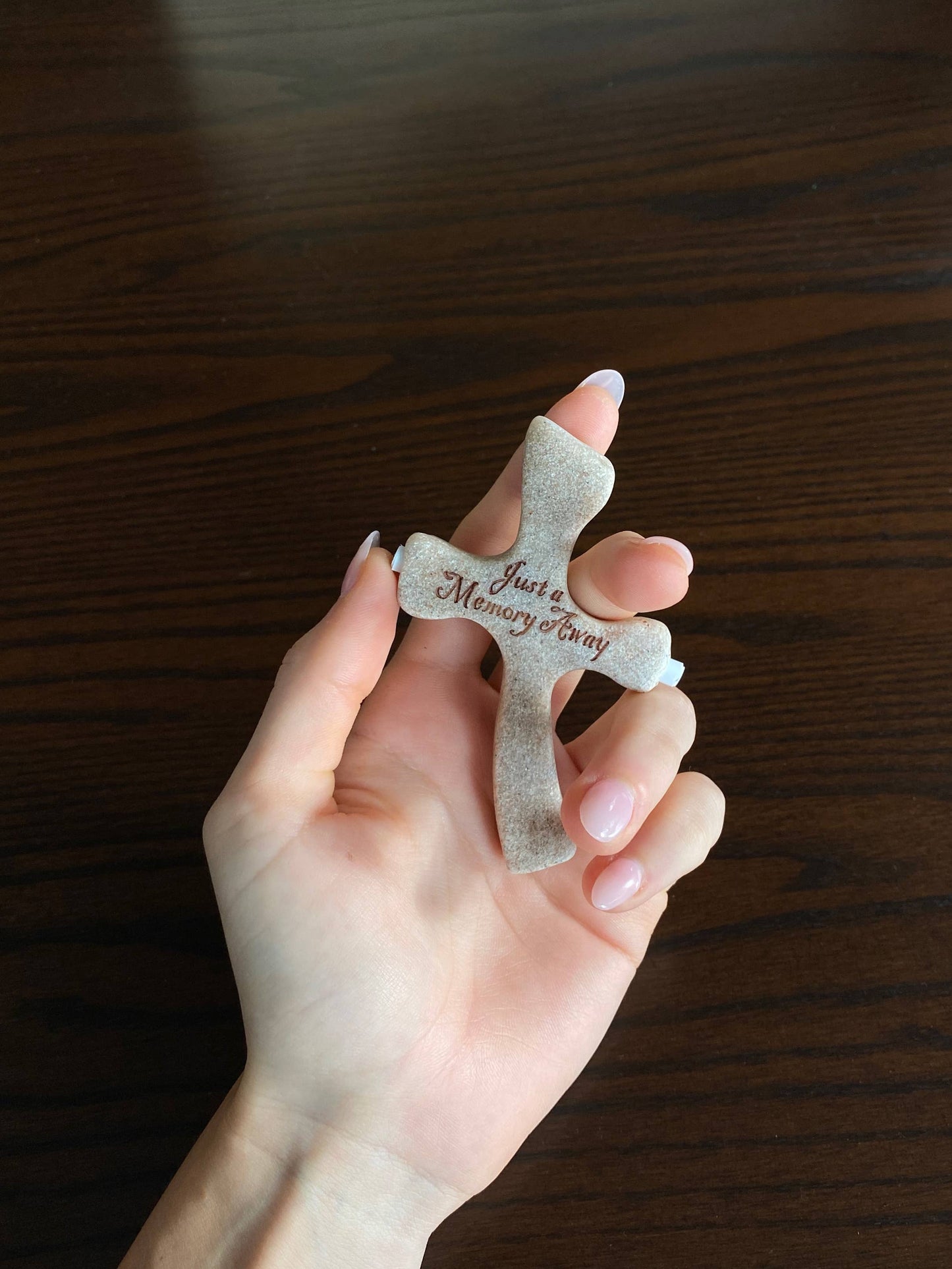 Just A Memory Away Palm Cross