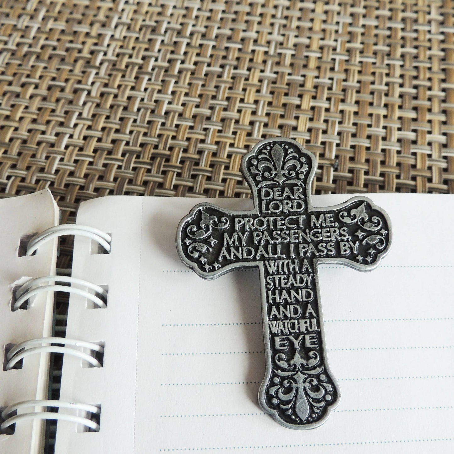 Motorist Prayer Visor Clip