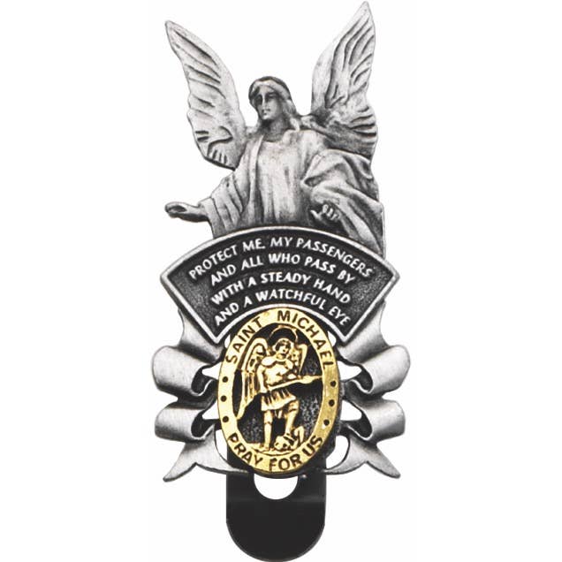 Traveler Prayer Michael Visor Clip