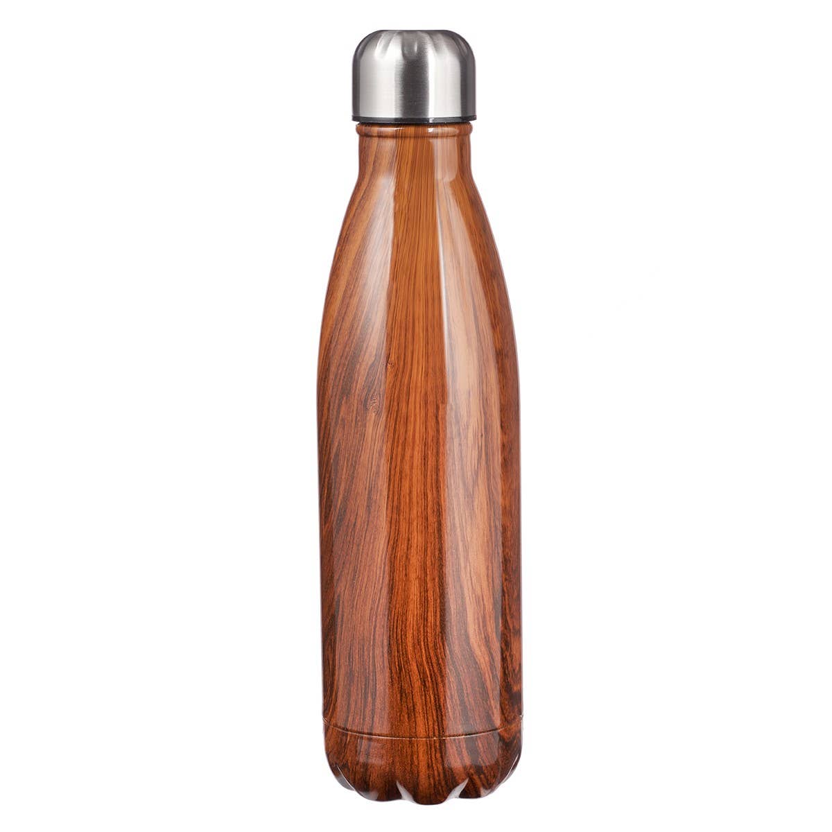 Water Bottle SS Wood Grain Man of God 1 Tim. 6:11