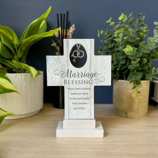 Marriage Charm Standing Cross