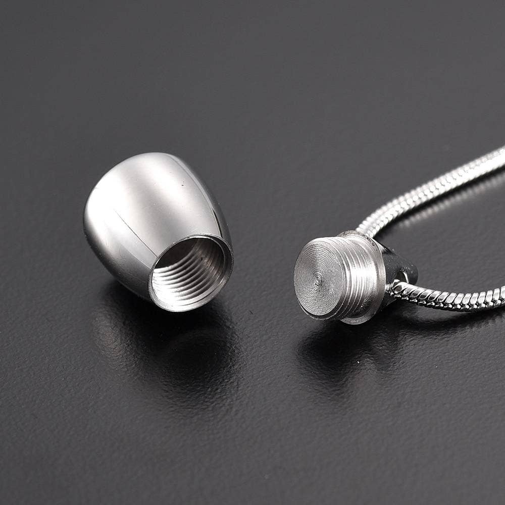 Teardrop Cremation Urn Necklace