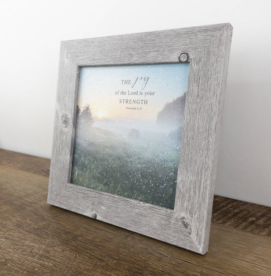 The Joy Of The Lord Is Your Strength Religious Art Sign