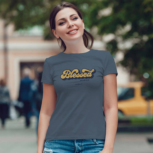 Grace & truth Womens T-Shirt Blessed