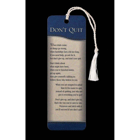 BKM TASSEL DON'T QUIT