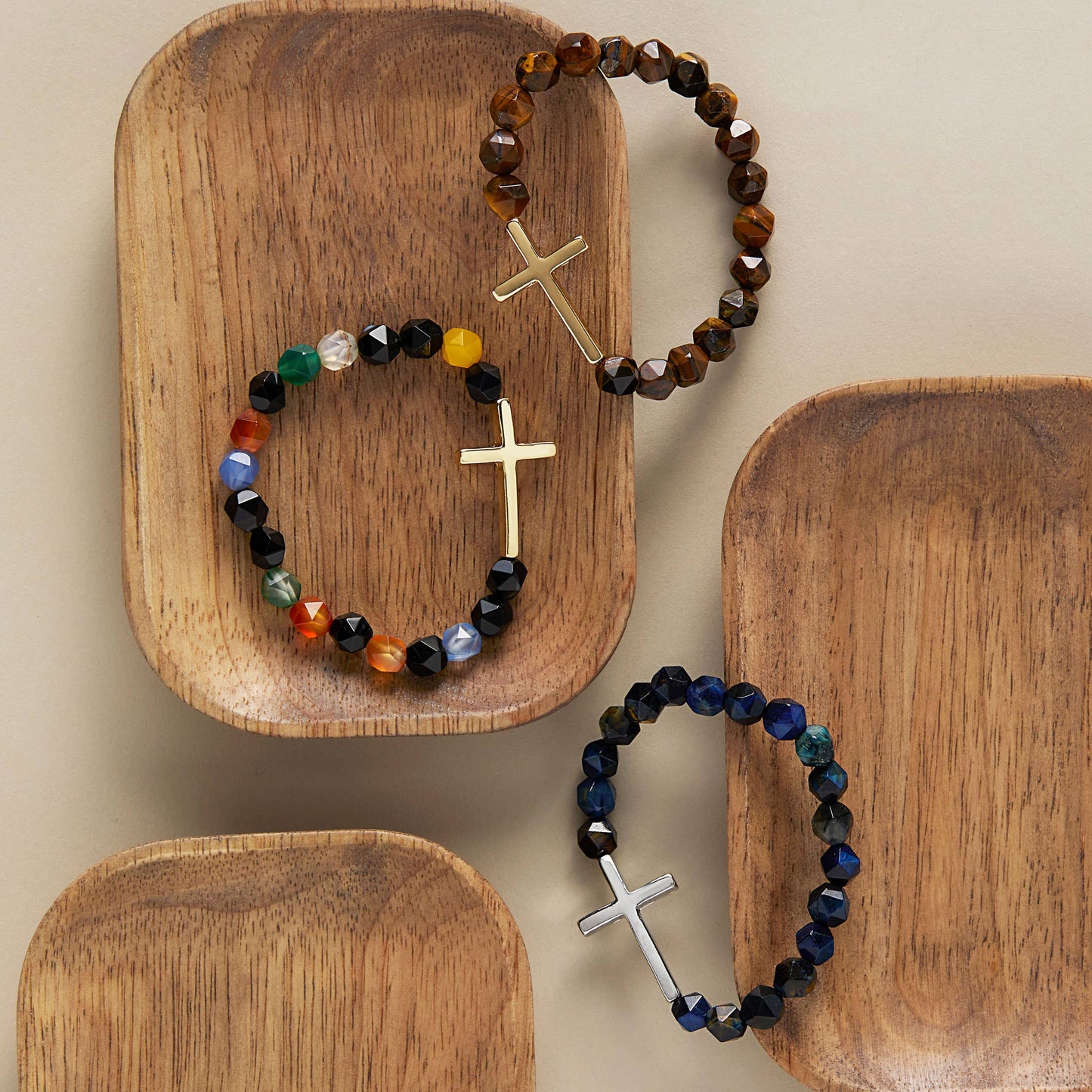 Pray on it, Pray over it, Pray through it Bracelet - Easter