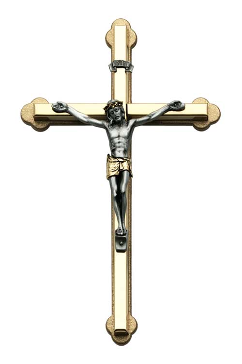 2-tone Wall Crucifix