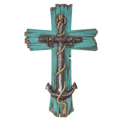 12" Anchor Wall Cross