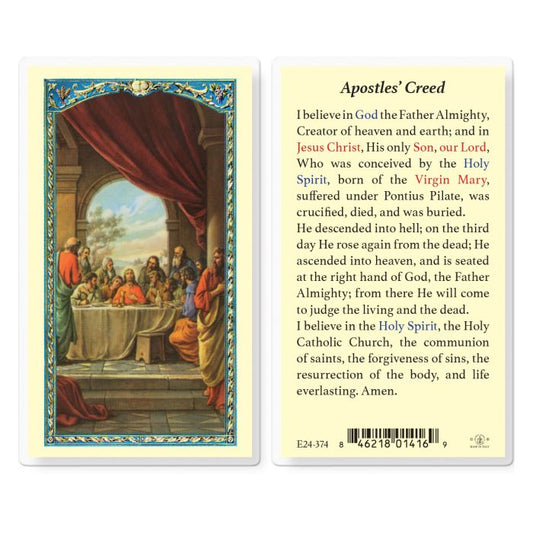 Holy Card - Laminated - Apostles Creed