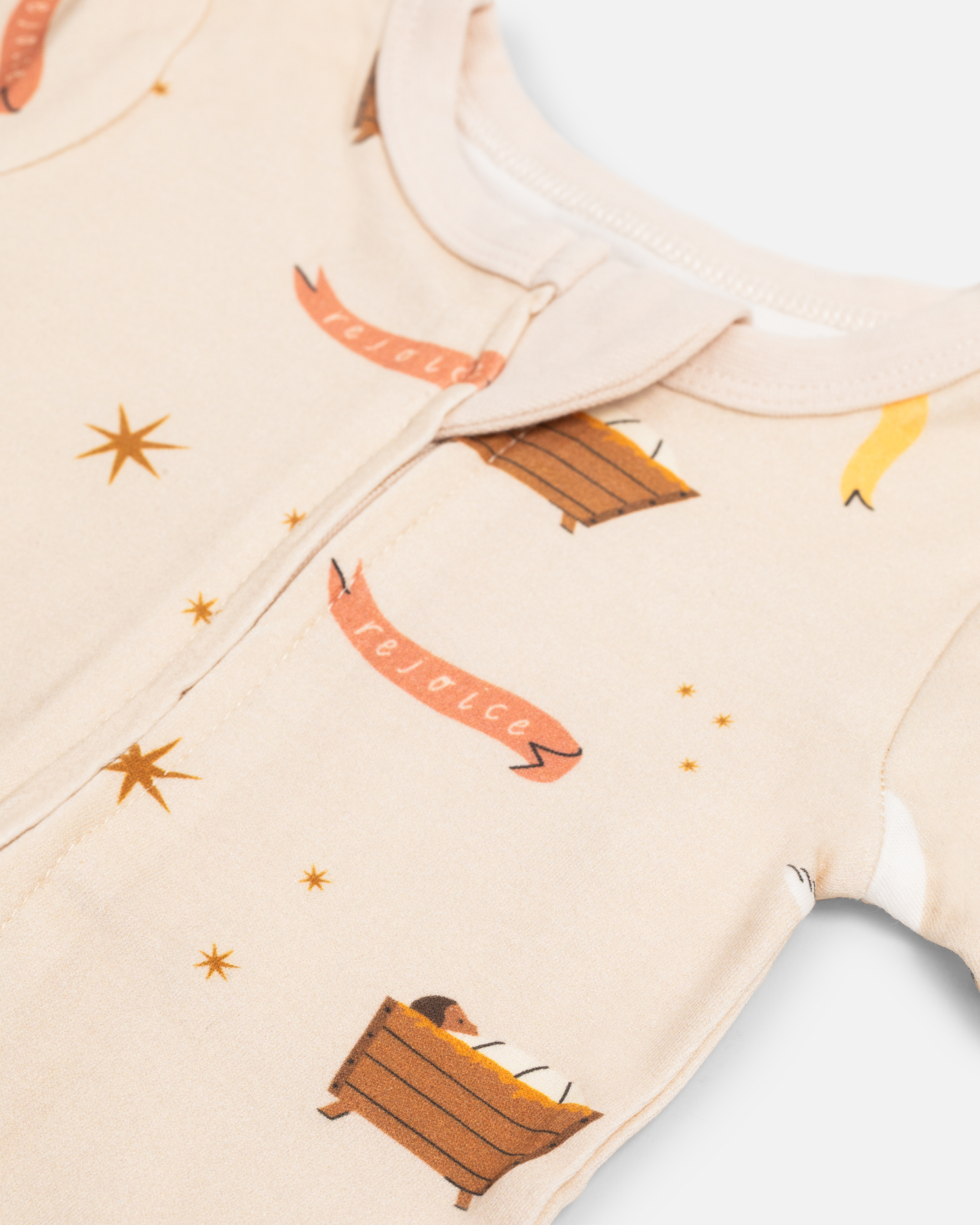 Jesus Christmas Baby Sleeper Pajamas