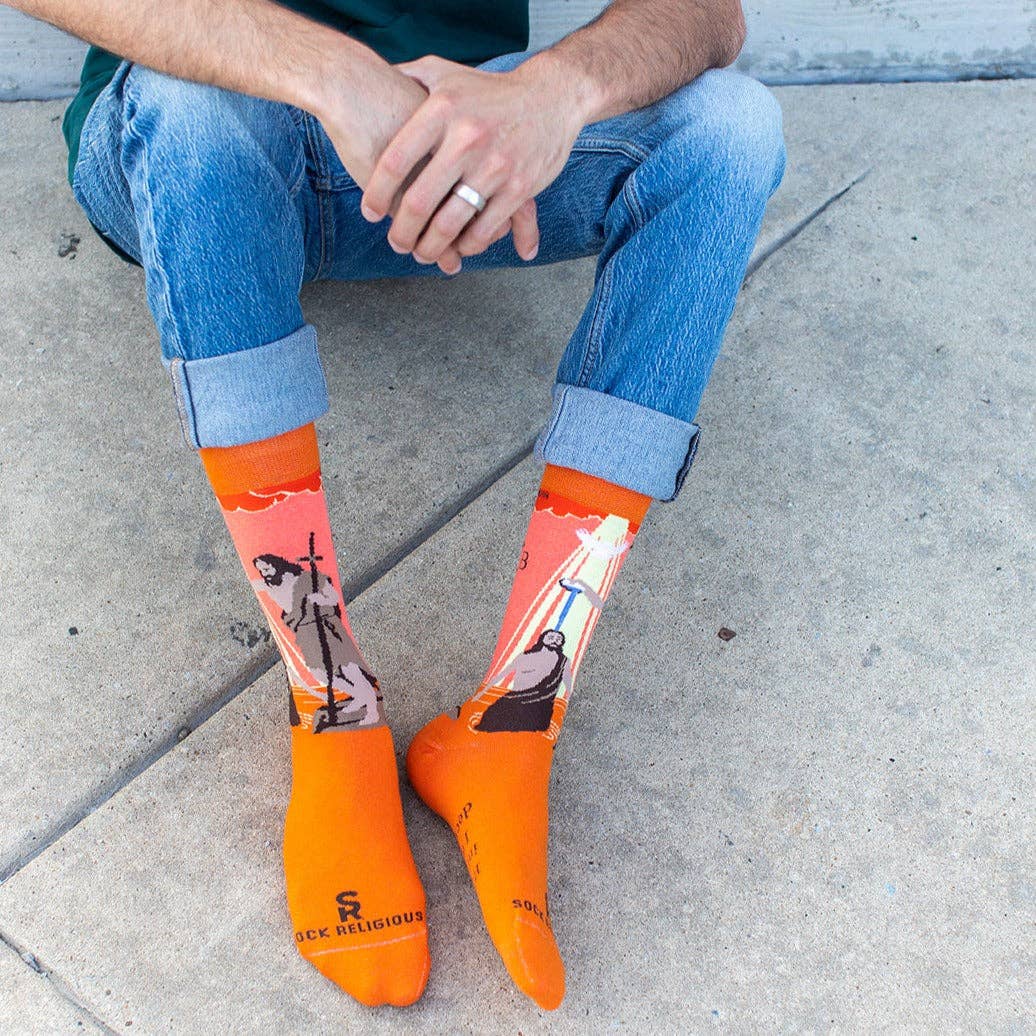 St. John the Baptist Adult Socks