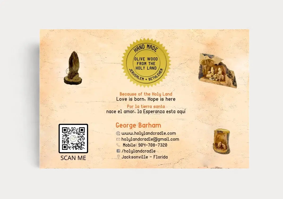 Olive Wood Magnet Plaque, 2 Glasses