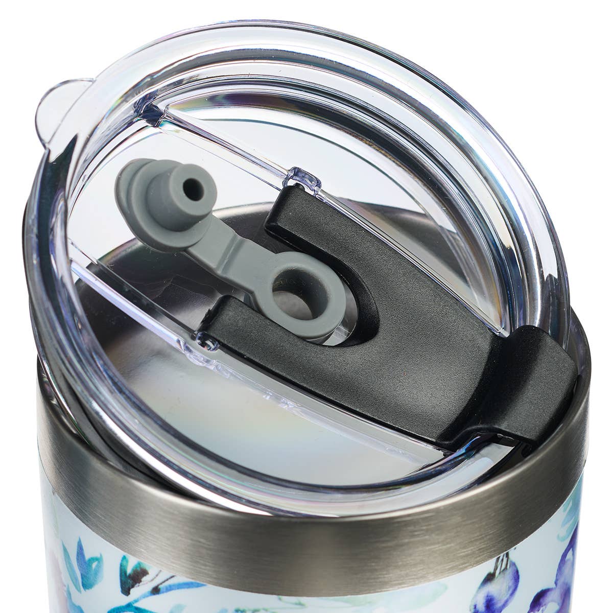 It Is Well With My Soul Purple Posies Stainless Steel Travel