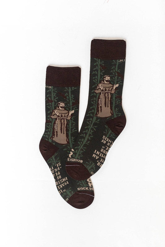 St. Francis of Assisi Adult Socks