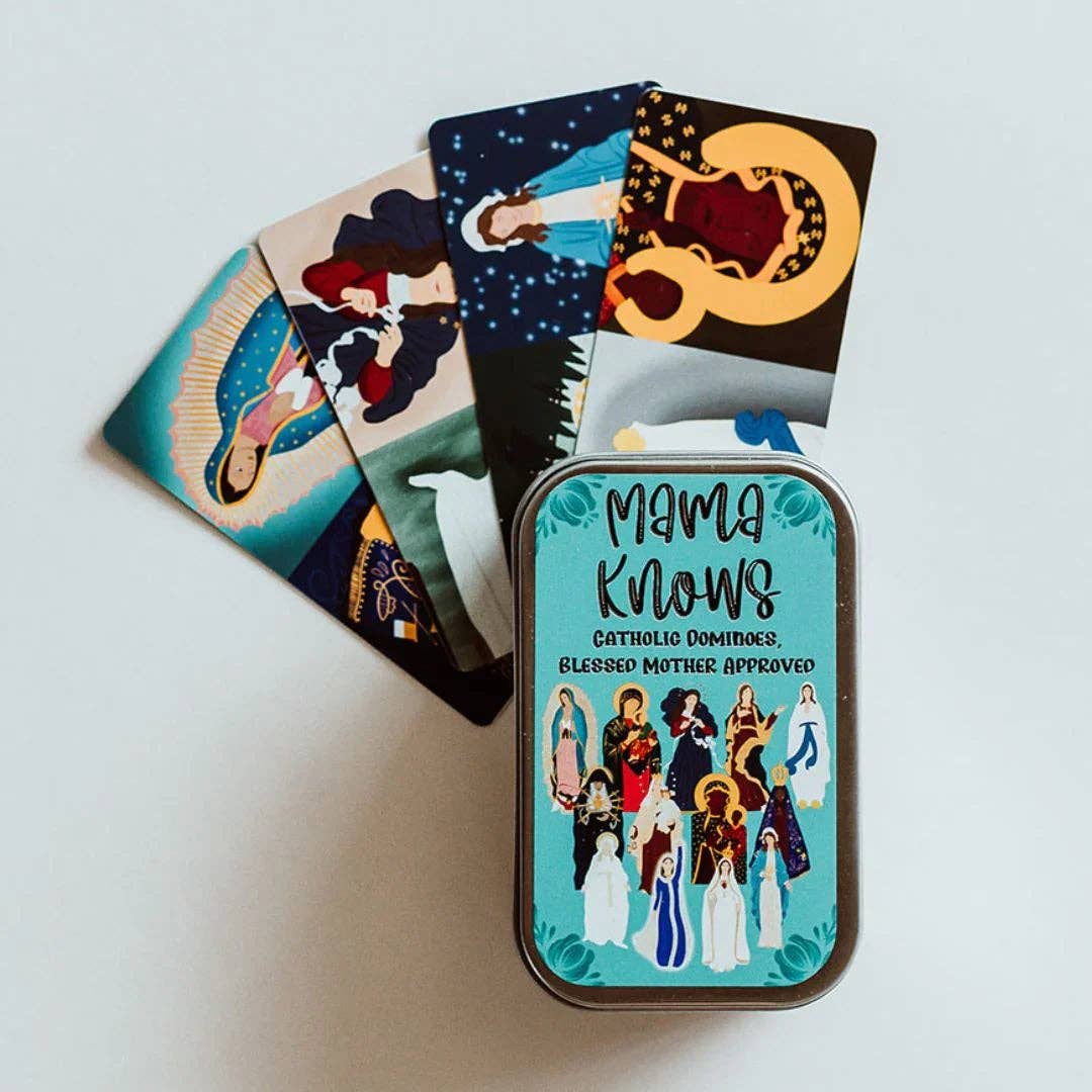 MamaKnows - Catholic Dominoes with the Blessed Virgin (Card Deck)
