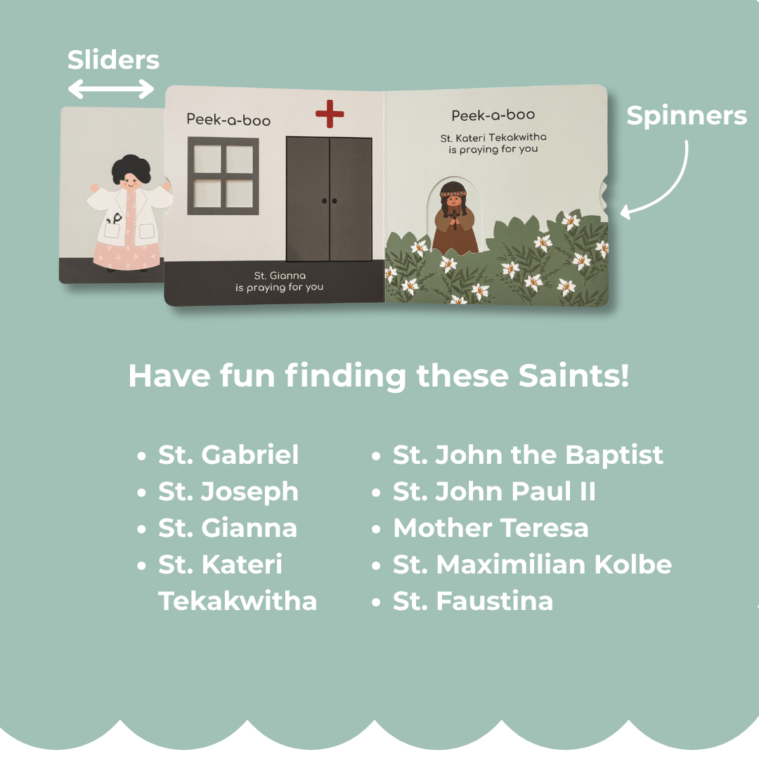 Peek-a-boo Saints 2 - Catholic Board Book