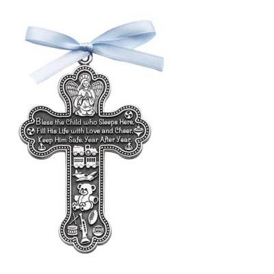 Baby Boy Crib Cross