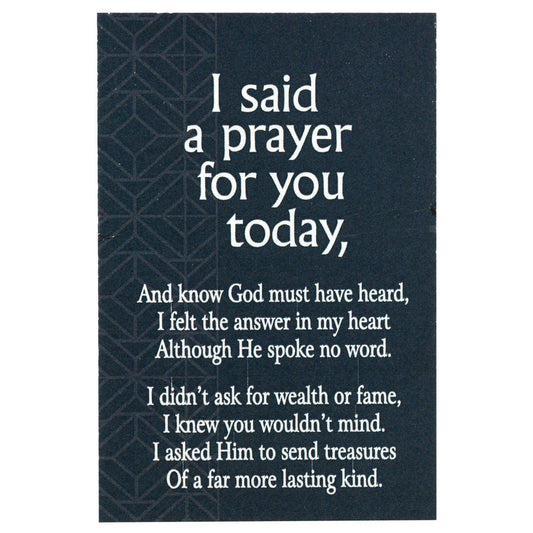 Itty Bitty I Said A Prayer For You Today