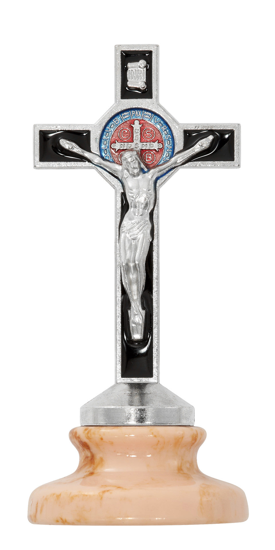 STANDING SILVER ST. BENEDICT