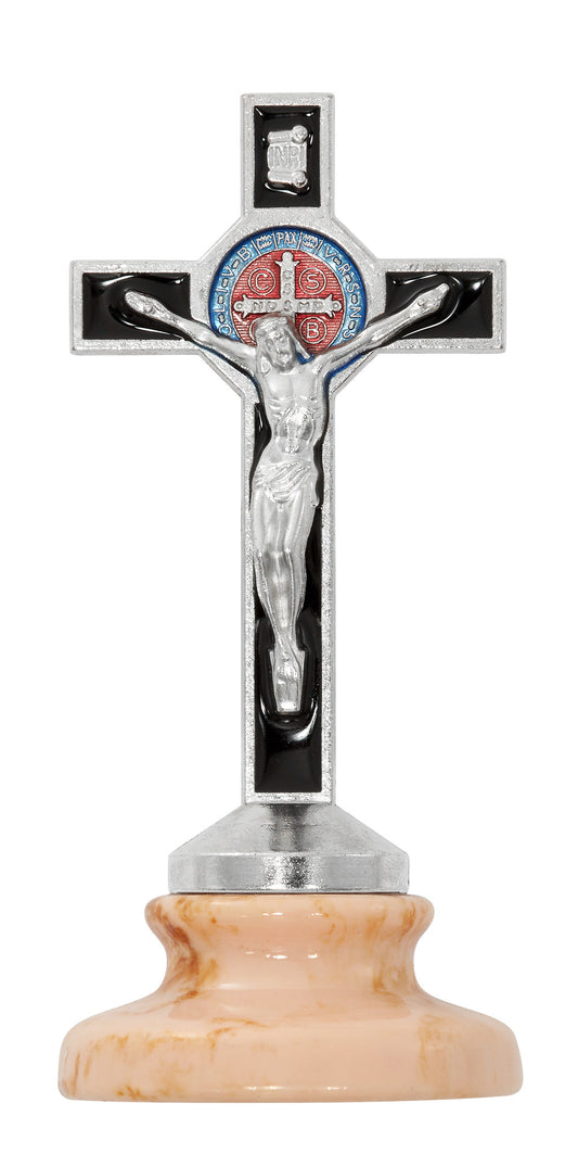 STANDING SILVER ST. BENEDICT