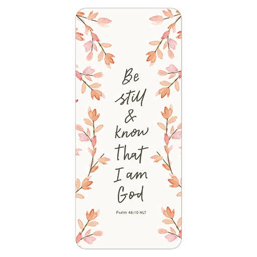 Pink Be Still Faith Bookmark