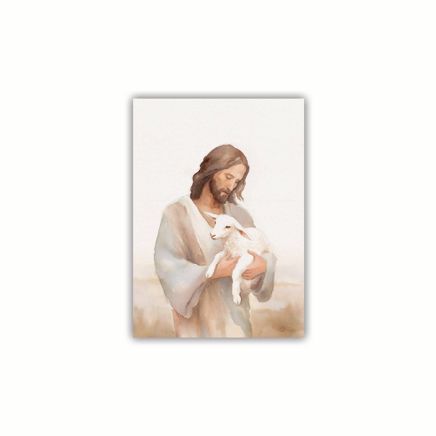 Jesus & The Lamb Canvas