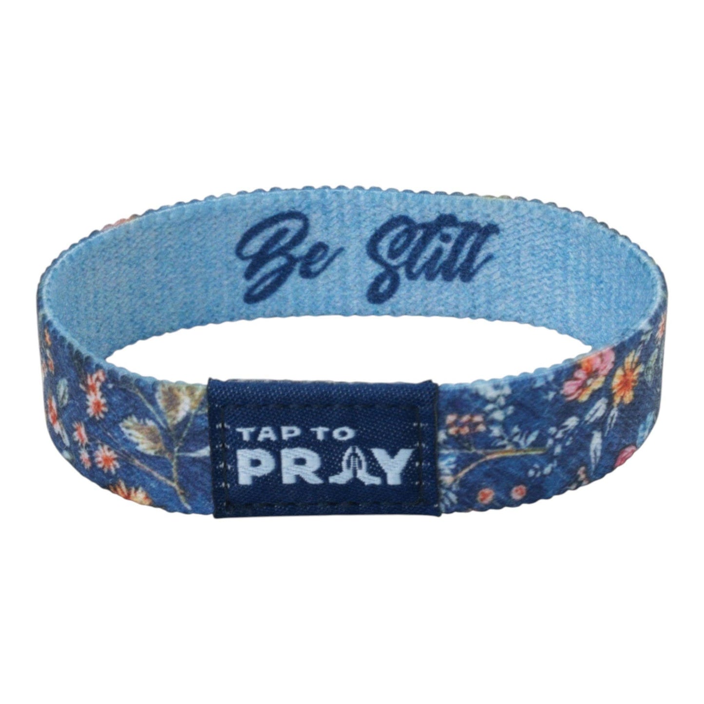 Tap To Pray® Wristband – Wildflower - Be Still
