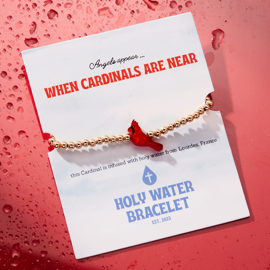 HOLY WATER RED CARDINAL BRACELET