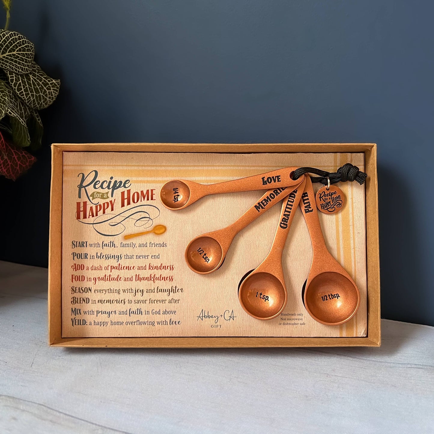 Recipe for a Happy Home Measuring Spoons