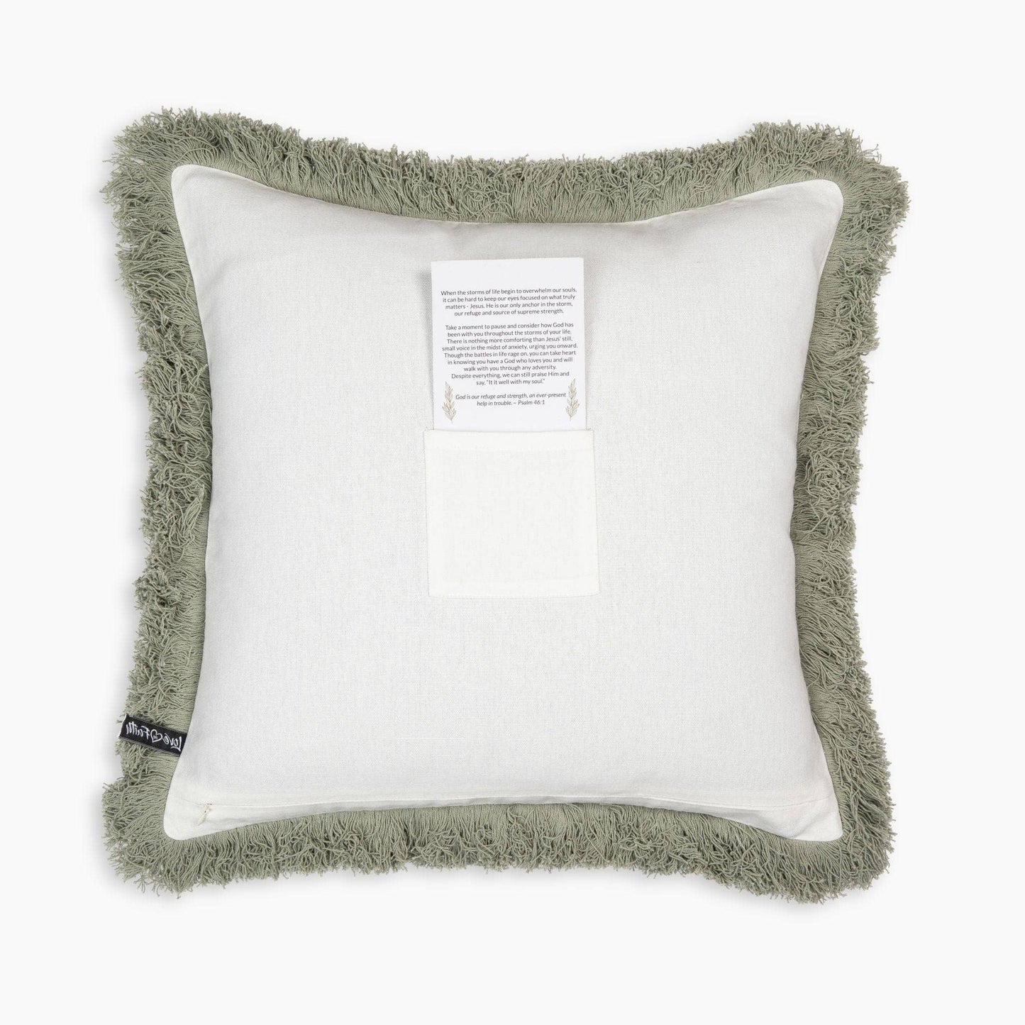 It is Well Prayer Pocket Pillow