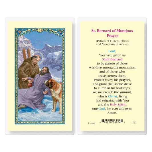 Holy Card - Laminated - Bernard