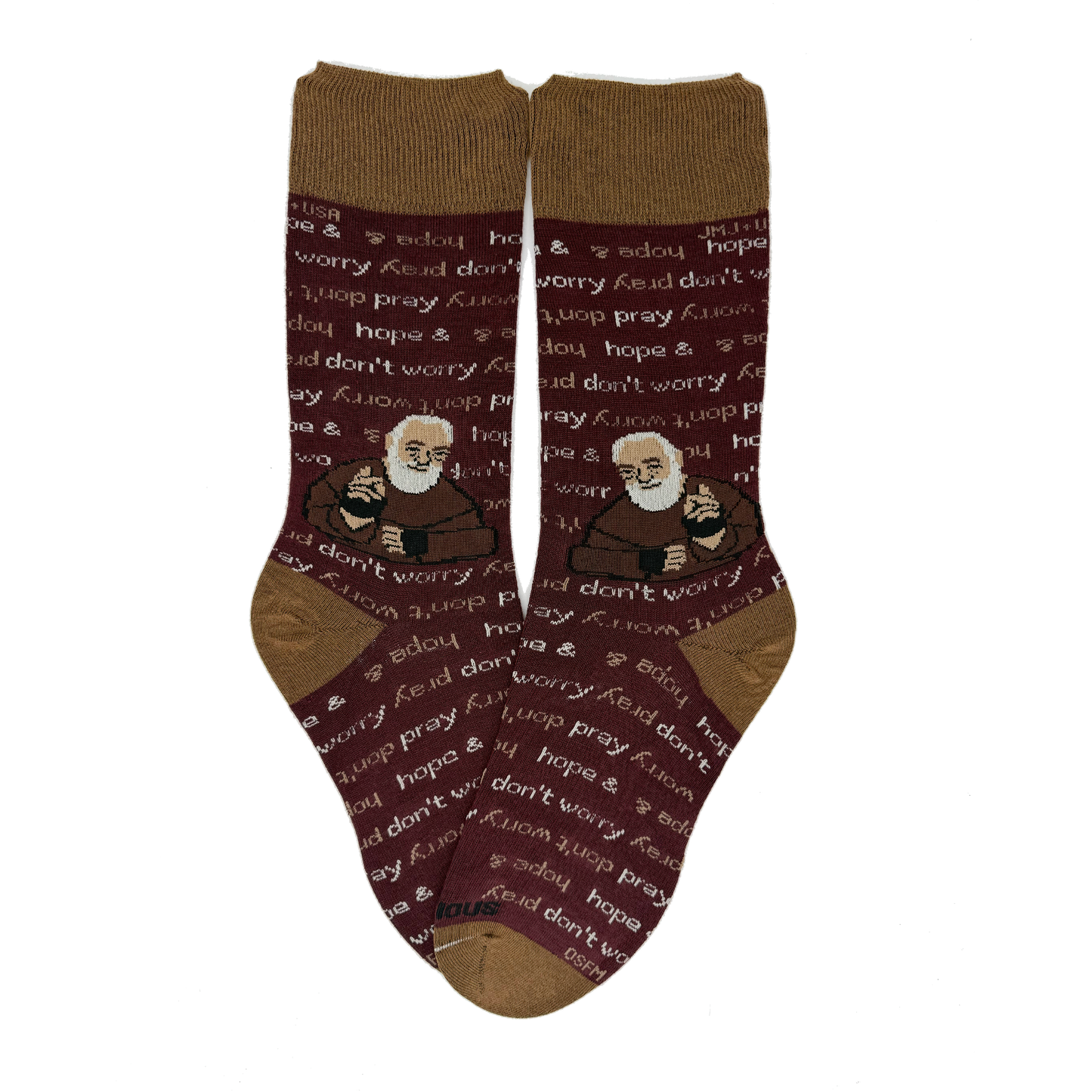 St. Padre Pio Adult Socks