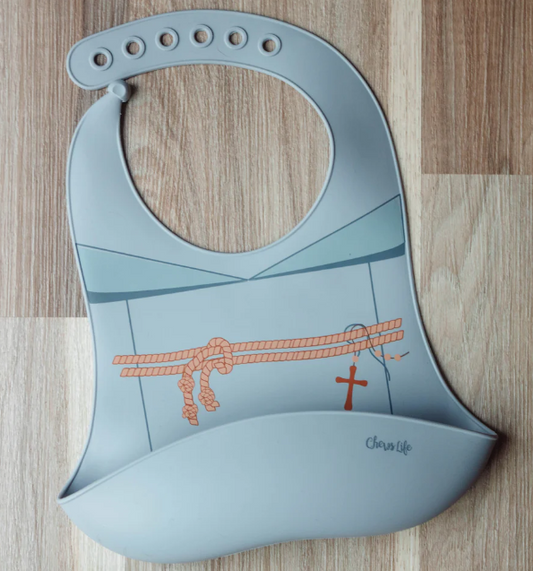 Saintly Snacker Bib | Franciscan Friars Habit
