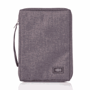 Gray Medium Fish Bible Cover