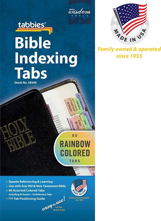 Bible Tabs, Rainbow Protestant