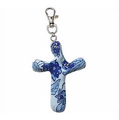 Calypso Comforting Cross Keychain