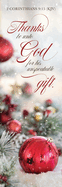 Bookmark - Christmas - 25 pack - Thanks Be Unto God