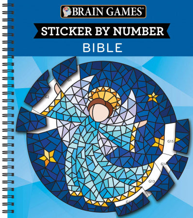 Brain Games Sticker By Number: Bible