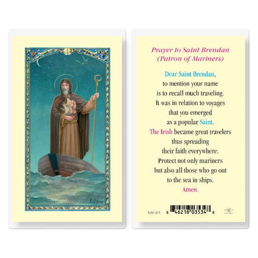 Holy Card - Laminated - Brendan