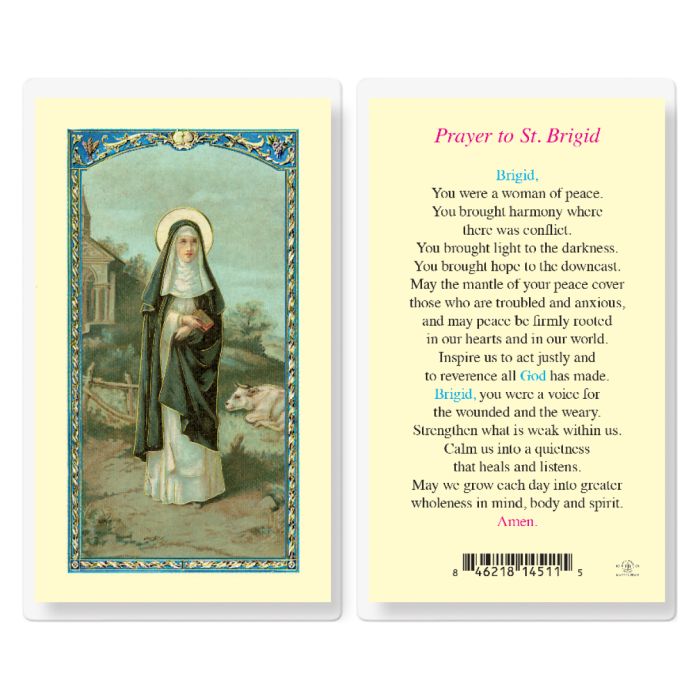 Holy Card - Laminated - Brigid