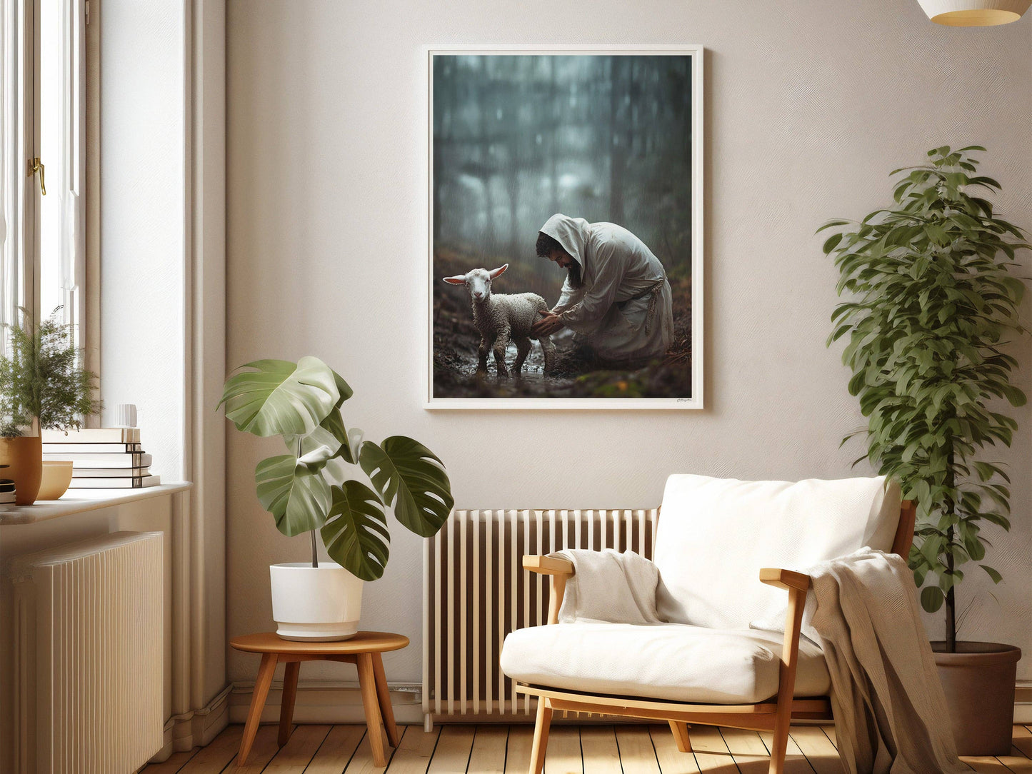 Rescued by Him | Signed Handmade Art Print