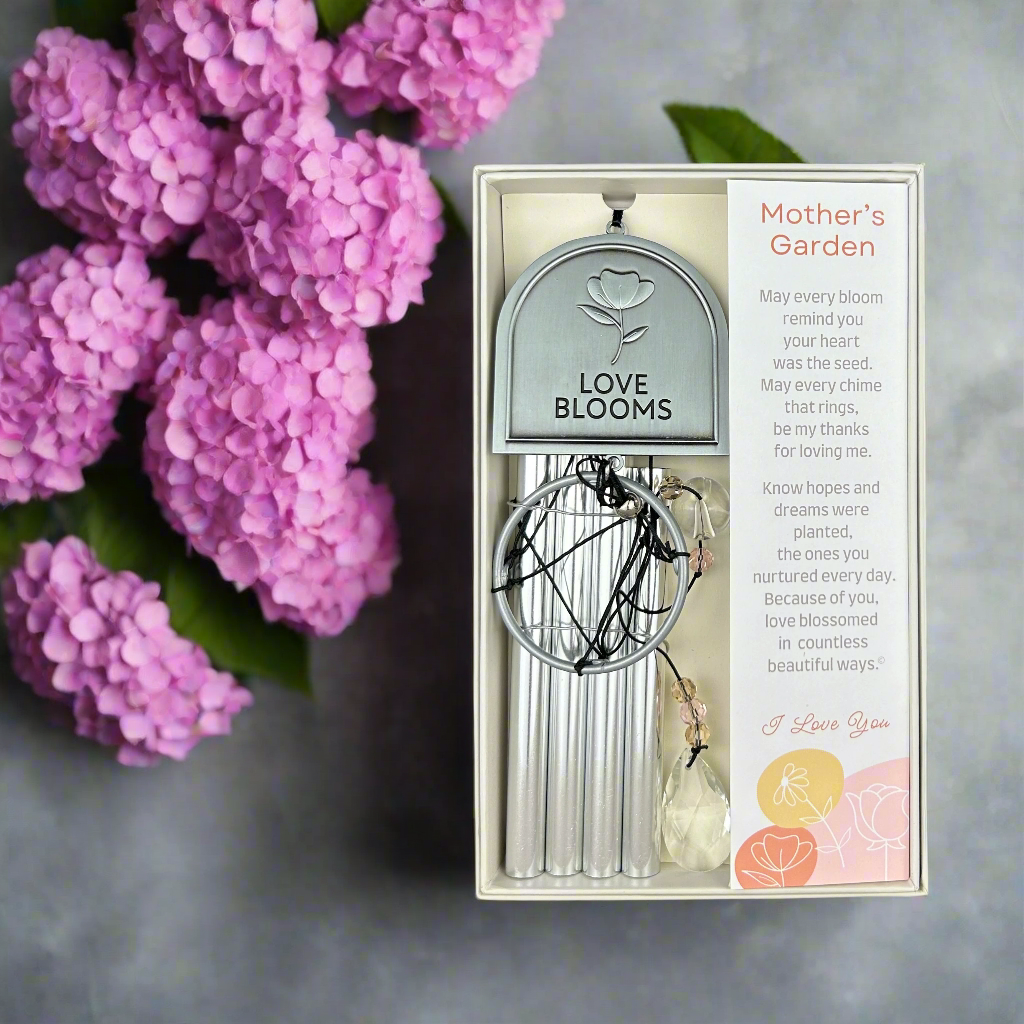 Mother's Garden: Love Blooms Gift for Mom Windchime - 9001