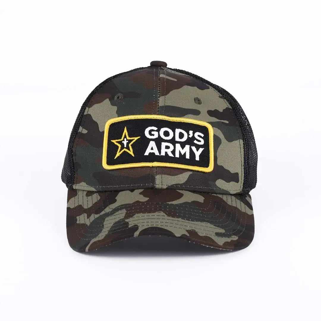 Hat - Camo - God's Army