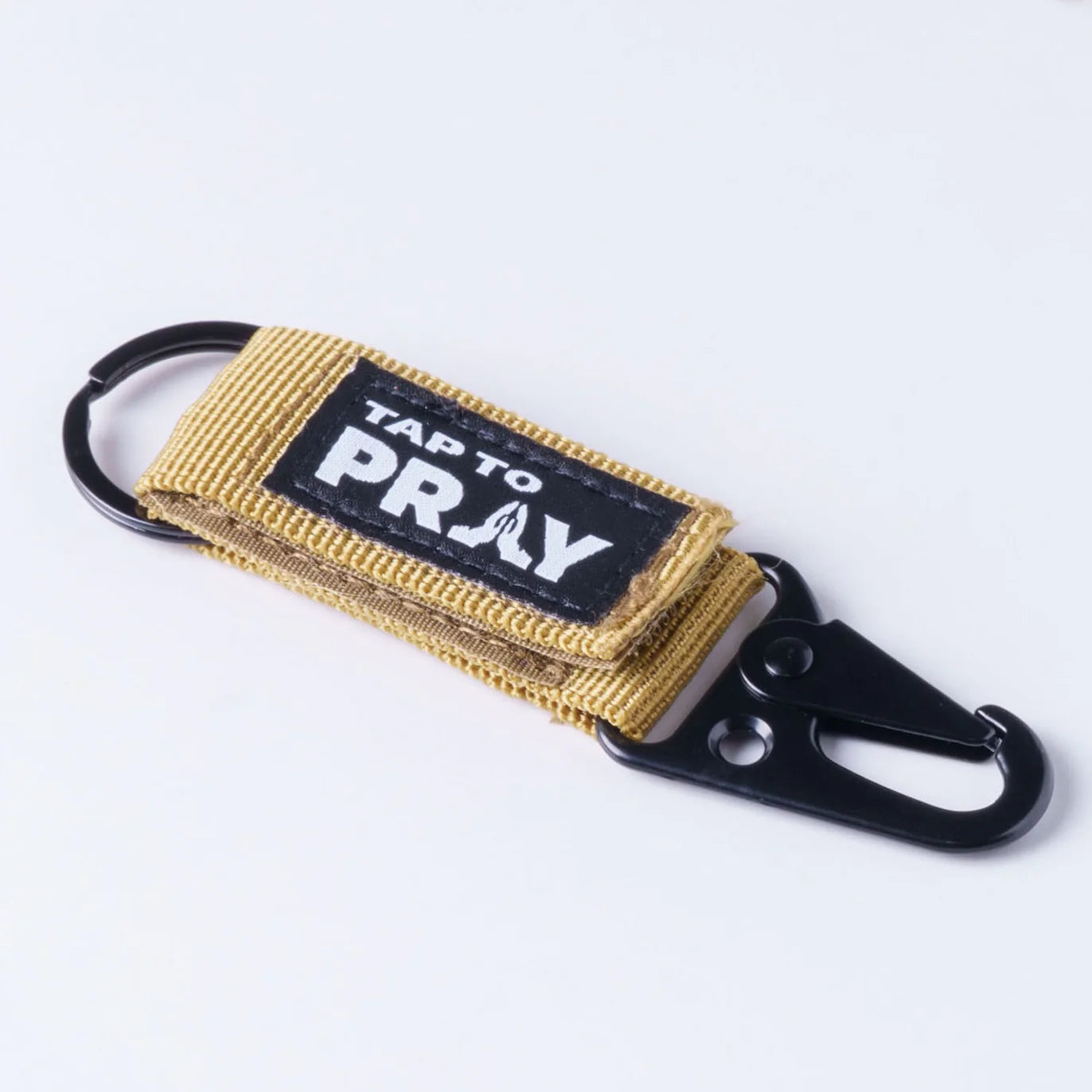 Tap To Pray™ - Tactical Carabiner Keychain GREEN