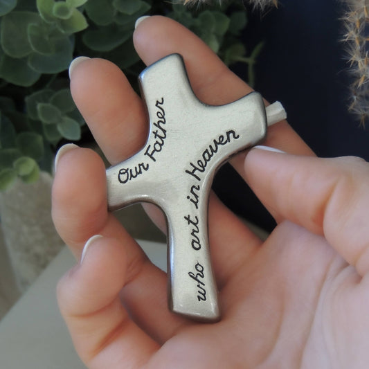 Our Father Palm Cross