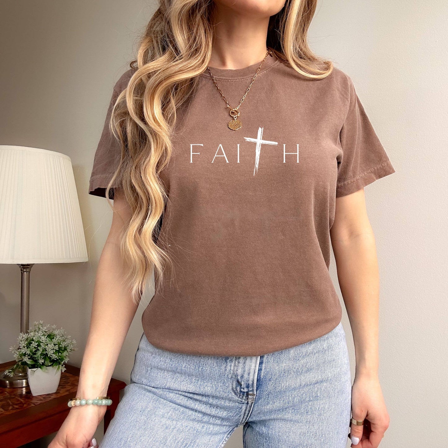 Faith Tee - Christian Western Graphic Tee - Fall Tee