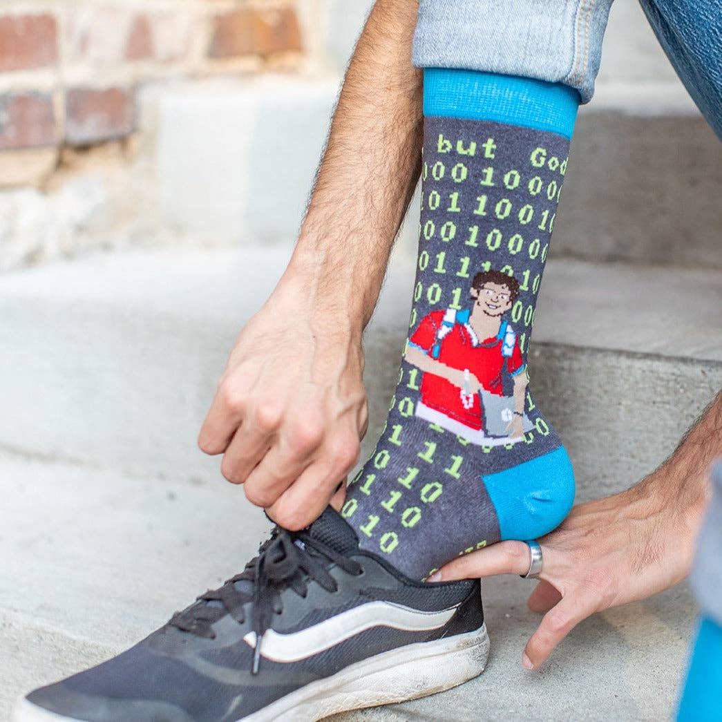 St. Carlo Acutis Coding Adult Socks
