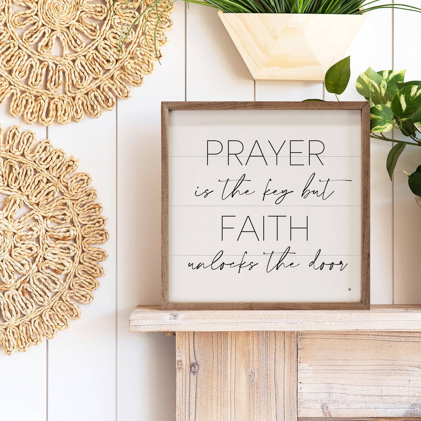 Prayer Is The Key White
